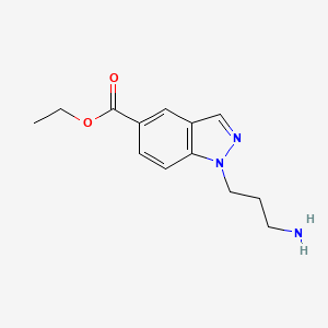 1-(3-Aminoproply)-5-ethoxycarbonylindazole