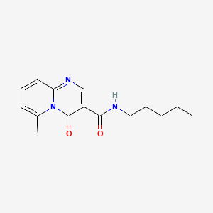 4H-Pyrido(1,2-a)pyrimidine-3-carboxamide, 6-methyl-4-oxo-N-pentyl-