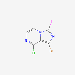 1-Bromo-8-chloro-3-iodo-imidazo[1,5-a]pyrazine