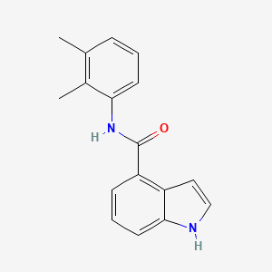 molecular formula C17H16N2O B8618653 N-(2,3-Dimethylphenyl)-4-indole carboxamide 