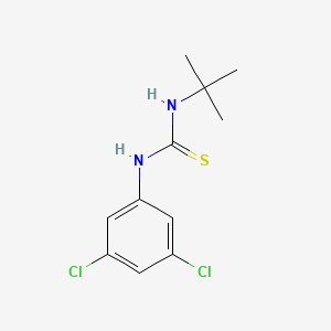 molecular formula C11H14Cl2N2S B8618676 N-t-butyl-N'-(3,5-dichlorophenyl)thiourea 