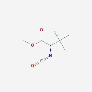 molecular formula C8H13NO3 B8618749 methyl (2S)-2-isocyanato-3,3-dimethylbutanoate 