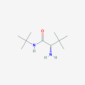 molecular formula C10H22N2O B8618834 (S)-N-tert-butyl-tert-leucinamide 