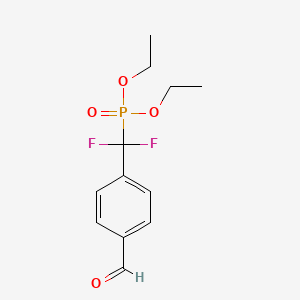 B8618841 Diethyl [difluoro(4-formylphenyl)methyl]phosphonate CAS No. 189393-74-6
