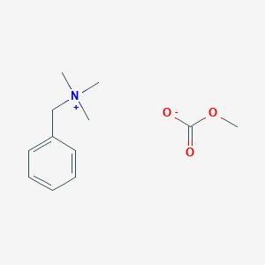 molecular formula C12H19NO3 B8619012 Benzyltrimethylammonium methyl carbonate CAS No. 112354-41-3