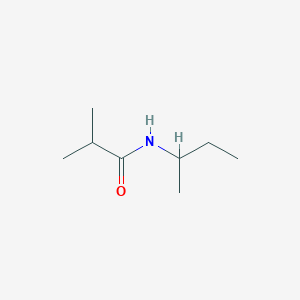 molecular formula C8H17NO B8619293 N-s-Butyl-isobutyramide CAS No. 6282-86-6