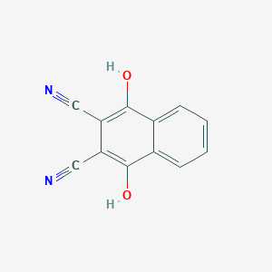 molecular formula C12H6N2O2 B086193 1,4-二羟基萘-2,3-二碳腈 CAS No. 1018-79-7