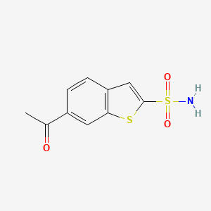 6-Acetylbenzo[b]thiophene-2-sulfonamide