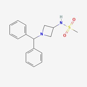 N-[1-(diphenylmethyl)-3-azetidinyl]methanesulfonamide