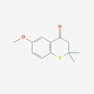 6-Methoxy-2,2-dimethyl-thiochroman-4-one