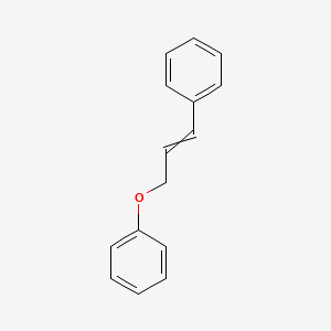 molecular formula C15H14O B8619491 Cinnamyloxybenzene 
