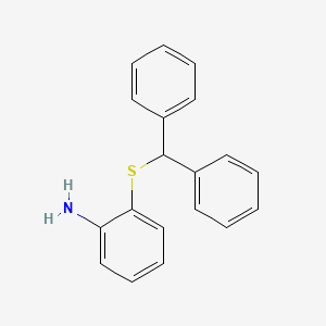 2-[(Diphenylmethyl)sulfanyl]aniline