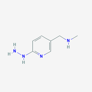 1-(6-Hydrazinopyridin-3-yl)-N-methylmethanamine
