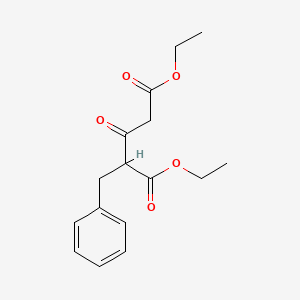 molecular formula C16H20O5 B8619646 2-Benzyl-3-ketoglutarate diethyl ester CAS No. 54813-93-3