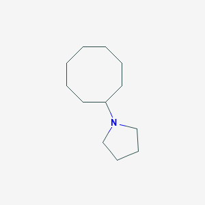 molecular formula C12H23N B8619679 1-Cyclooctylpyrrolidine CAS No. 18707-36-3