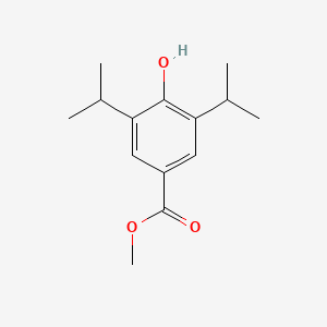 molecular formula C14H20O3 B8619685 Methyl 4-hydroxy-3,5-diisopropylbenzoate 