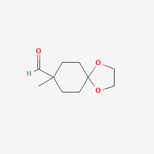 molecular formula C10H16O3 B8619748 8-Methyl-1,4-dioxa-spiro[4,5]decane-8-carbaldehyde 