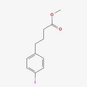 molecular formula C11H13IO2 B8619771 Methyl 4-(4-iodophenyl)butanoate 
