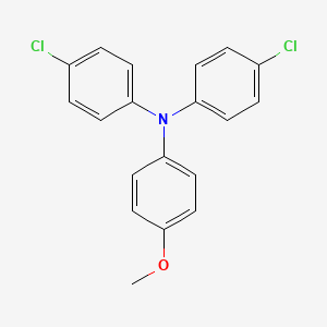 molecular formula C19H15Cl2NO B8619773 4-chloro-N-(4-chlorophenyl)-N-(4-methoxyphenyl)aniline 