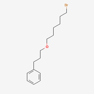 molecular formula C15H23BrO B8619781 {3-[(6-Bromohexyl)oxy]propyl}benzene CAS No. 94749-20-9