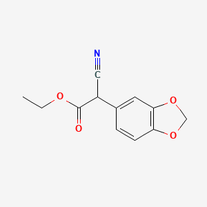 Ethyl 2-(3,4-Methylenedioxyphenyl)cyanoacetate