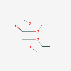 B8619804 2,2,3,3-Tetraethoxycyclobutan-1-one CAS No. 61699-44-3