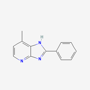 molecular formula C13H11N3 B8619813 7-methyl-2-phenyl-3H-imidazo[4,5-b]pyridine 