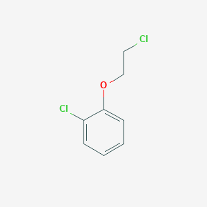 molecular formula C8H8Cl2O B8619833 1-Chloro-2-(2-chloroethoxy)benzene CAS No. 64010-11-3