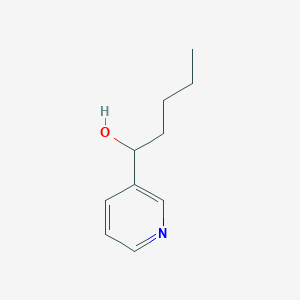 molecular formula C10H15NO B8619846 1-(Pyridin-3-yl)pentan-1-ol 