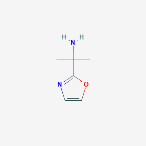 molecular formula C6H10N2O B8619857 alpha,alpha-Dimethyl-2-oxazolemethanamine 