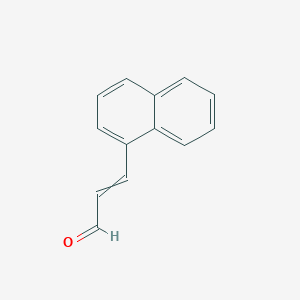 molecular formula C13H10O B8619858 2-Propenal, 3-(1-naphthalenyl)-, (E)- CAS No. 113388-92-4