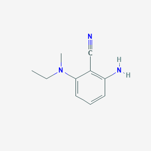 2-amino-6-(N-ethyl-N-methylamino)-benzonitrile