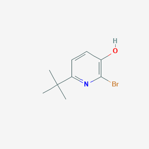 2-Bromo-6-(1,1-dimethylethyl)-3-pyridinol