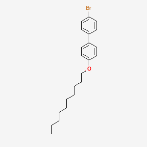 molecular formula C22H29BrO B8619997 4-Bromo-4'-decyloxybiphenyl CAS No. 138567-31-4