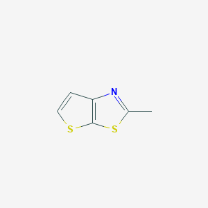molecular formula C6H5NS2 B8620034 2-Methyl-thieno[3,2-d]thiazole 