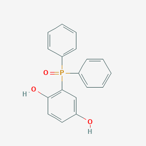 molecular formula C18H15O3P B086201 2,5-Dihydroxyphenyl(diphenyl)phosphine Oxide CAS No. 13291-46-8