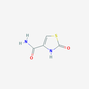 molecular formula C4H4N2O2S B8620238 4-Aminocarbonyl-4-thiazoline-2-one 