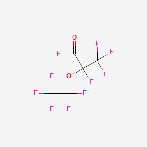 Propanoyl fluoride, 2,3,3,3-tetrafluoro-2-(pentafluoroethoxy)-