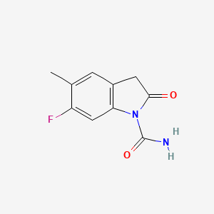 6-Fluoro-5-methyl-2-oxindole-1-carboxamide