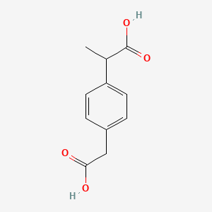 2-[4-(Carboxymethyl)phenyl]propionic acid
