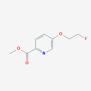 5-(2-Fluoro-ethoxy)-pyridine-2-carboxylic acid methyl ester