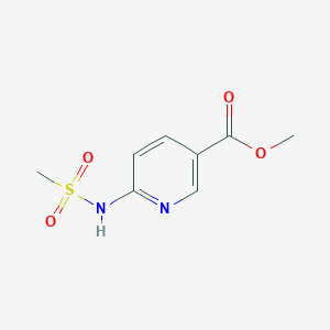 molecular formula C8H10N2O4S B8620701 Methyl 6-(methylsulfonamido)nicotinate 