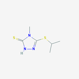 5-(isopropylthio)-4-methyl-4H-1,2,4-triazole-3-thiol