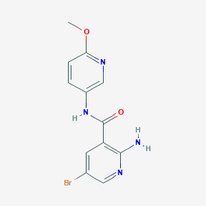 2-amino-5-bromo-N-(6-methoxy-3-pyridyl)pyridine-3-carboxamide