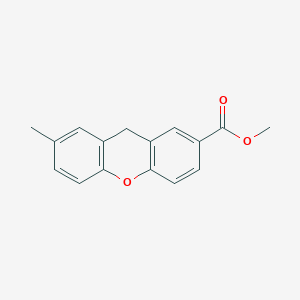 molecular formula C16H14O3 B8620829 Methyl 7-methyl-9H-xanthene-2-carboxylate CAS No. 50541-65-6
