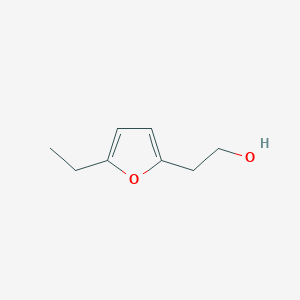 molecular formula C8H12O2 B8620886 2-Ethyl-5-(2-hydroxyethyl)furan 