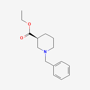 molecular formula C15H21NO2 B8620888 (S)-ethyl 1-benzyl-3-piperidinecarboxylate 