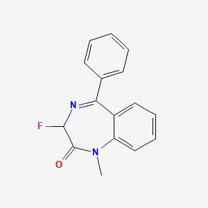 3-Fluoro-1-methyl-5-phenyl-1,3-dihydro-2H-1,4-benzodiazepin-2-one
