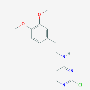 (2-Chloro-pyrimidin-4-yl)-[2-(3,4-dimethoxy-phenyl)-ethyl]-amine