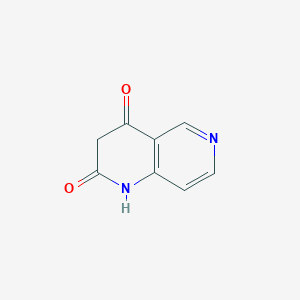molecular formula C8H6N2O2 B8620933 1,6-Naphthyridine-2,4(1H,3H)-dione 